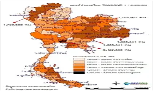 จำนวนประชากร 2568 Number of Population by Province, 2025