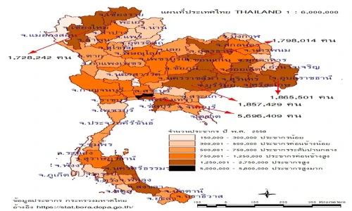Population Distribution in 2015