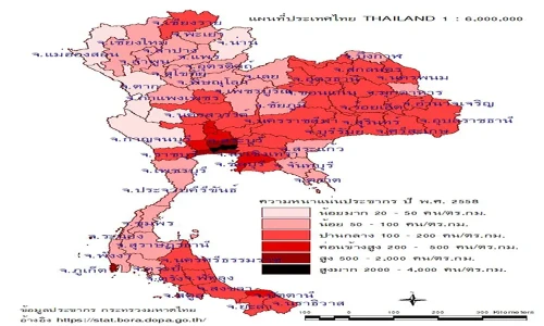 Population Density in 2015